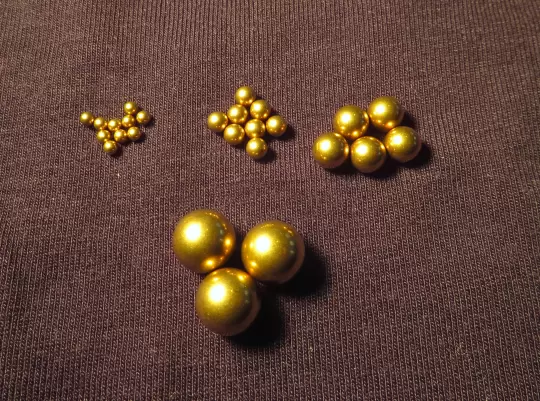 Messing Kugeln massiv