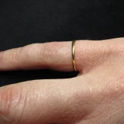 Schmaler Ring Gold